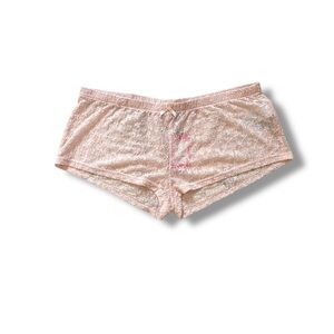 Edikted | NWT’s Lace See-Through Delicate Y2K Baby Pink Sleep Shorts